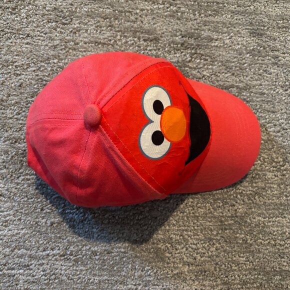 Elmo Hat - Elmo Baseball Cap - Sesame Street Hat - Red Hat - Toddler Hat - Picture 4 of 6